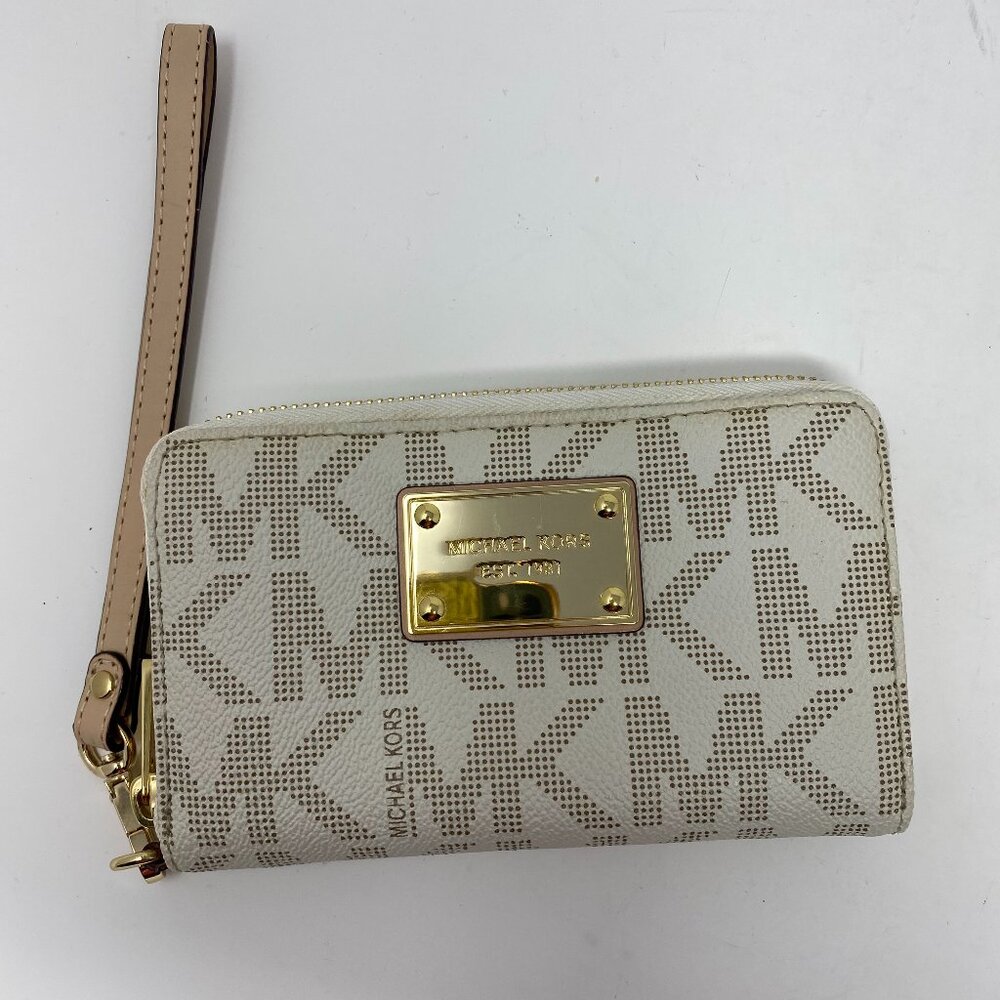NEW michael kors zip wristlet wallet